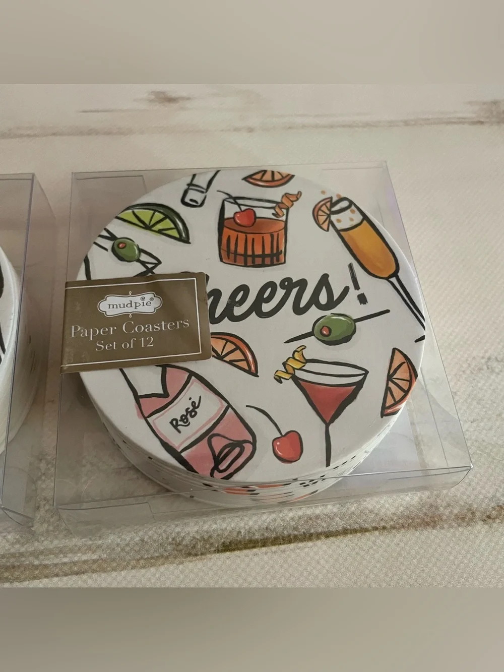 Mud Pie & Vintage Corelle Coasters Resellers Lot Bar Accessories